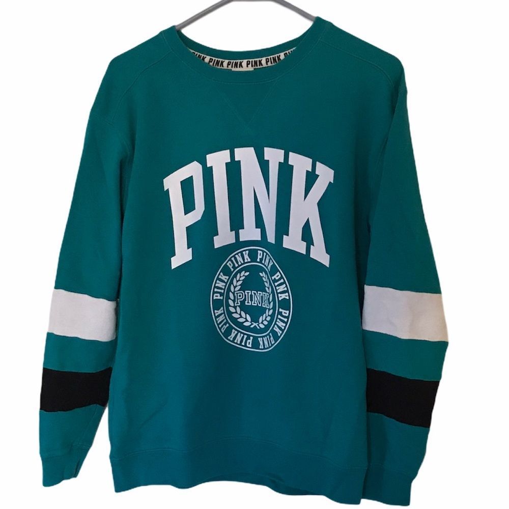 Vs Pink Teal Comfy Sweatshirt